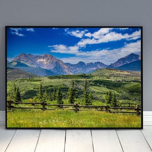 Summer Gore Range  photo art, Colorado photography, Colorado Mountains, Colorado Meadow and Mountain, Mountain photography, Colorado Mtns