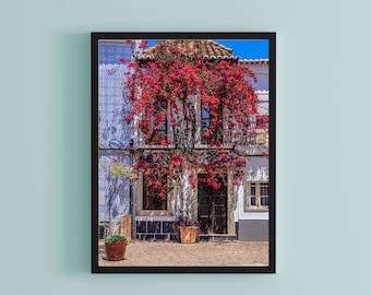 Bougainvillea Portugal Fotoprint: Europäische Wandkunst