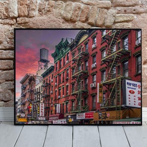 New York City Wall Art, Chinatown NYC Wall Art, NYC photo wall art, New York City photography, gift for New Yorker, Chinatown New York City