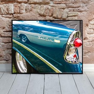 Green 57 Chevy Bel Air Photo Art: Classic Car Photography