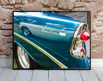 Green 57 Chevy Bel Air Photo Art: Classic Car Photography