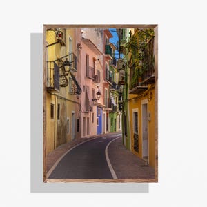 Villajoyosa Spain, Spain photo wall art, Spain photography, Spain travel wall art, Spain Airbnb wall art, Colorful Spain, travel photography