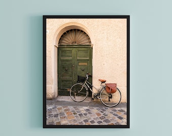 Best seller, European Bike photography, Bicycle Photo wall art, Gift for Bike enthusiast, Bike Lover gift, Old world bicycle photography