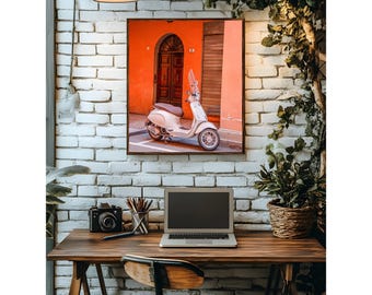 Best seller, Vespa in Bologna Italy, Vespa photograph, Vespa Wall art, European wall decor, Iconic Italy, Italy wall art, Italy photography