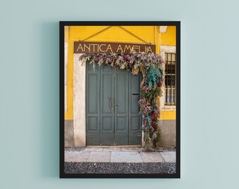 Verona Italy Door Photography: European Travel Wall Art Print