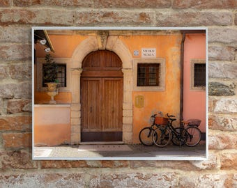 European Bike Photography Wall Art -  - Pink Bicycle Wall art, Bike Lover gift, Gift for Bike enthusiast, Bicycle photography wall art