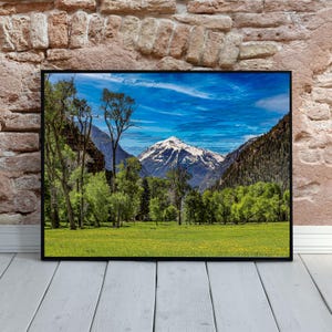 Ouray Colorado Mountain Photo Art: Rocky Mountain High