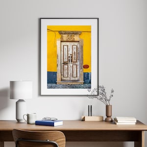 Door Wall Art, Colorful Door Wall Art, Door photography, Beautiful door photo, Portugal Door photo, Door photo, European Door photography