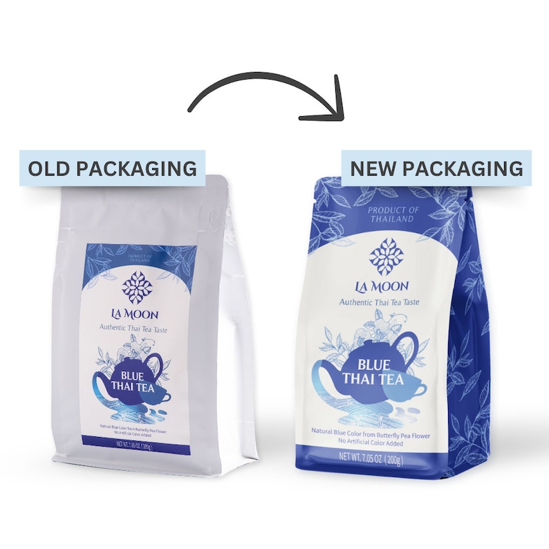 Blue Thai Tea Mix – Butterfly Pea Flower, Assam Loose Leaf | Authentic ...
