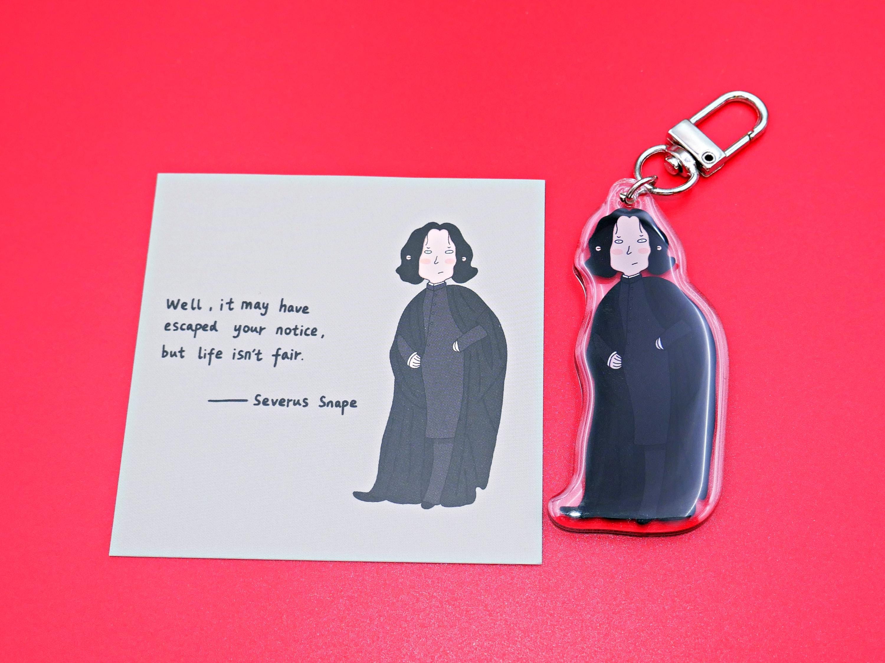 Hogwarts Acrylic Keychains / Severus Snape / Waterproof / HP / very cute / original design
