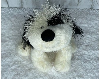 GANZ Webkinz B\u0026W CHEEKY DOG Stuffed 