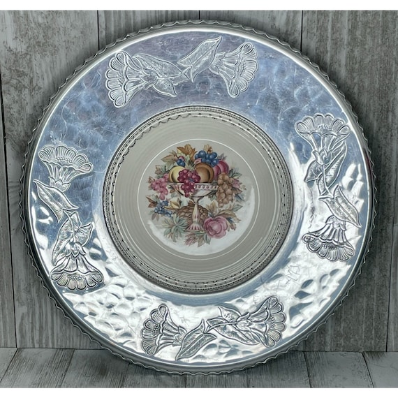 Vintage Triumph Limoges 22k White Gold Imperial Victorian Plate