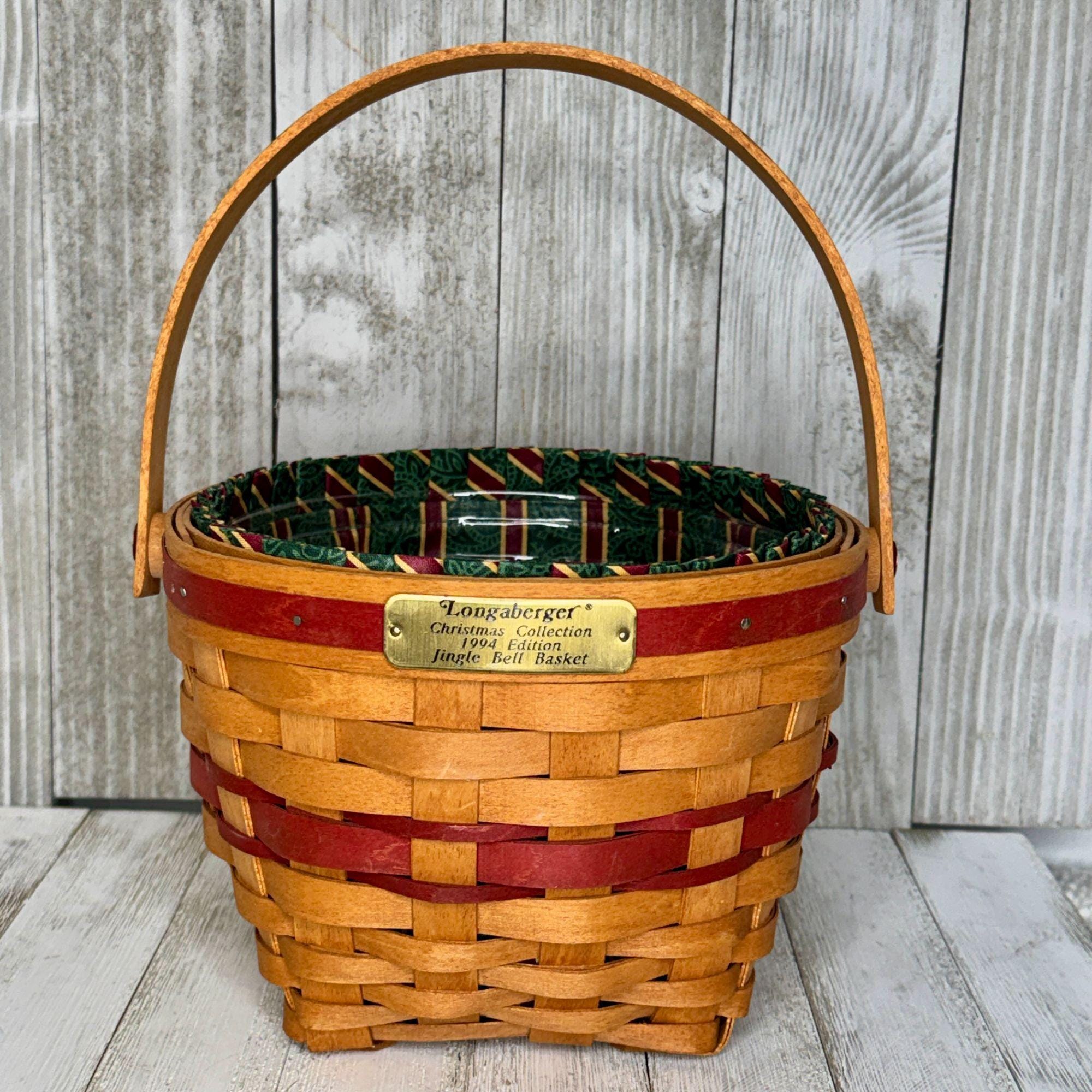 Bell ロンガーバーガー　ヴィンテージバスケット Longaberger Bell Basket - Etsy