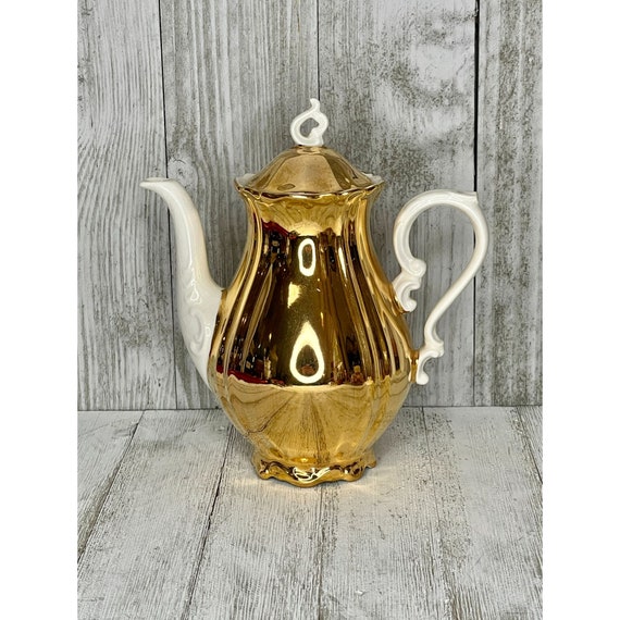Vintage W. Mayer Nurnberg Bavaria Gold Plated Demitasse Tea Set - Etsy