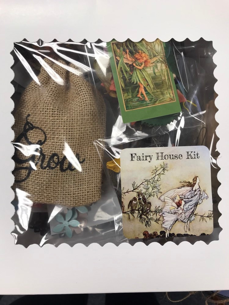 Large Fairy House Building Kit DIY with Lights Etsy