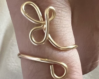 Handmade Initial Ring