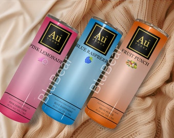 6 DIGITAL DOWNLOAD au vodka design tumbler wrap download