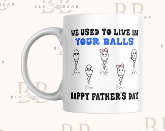 Father’s Day funny sperm mug | funny dad mug | joke present | humor gift for dad