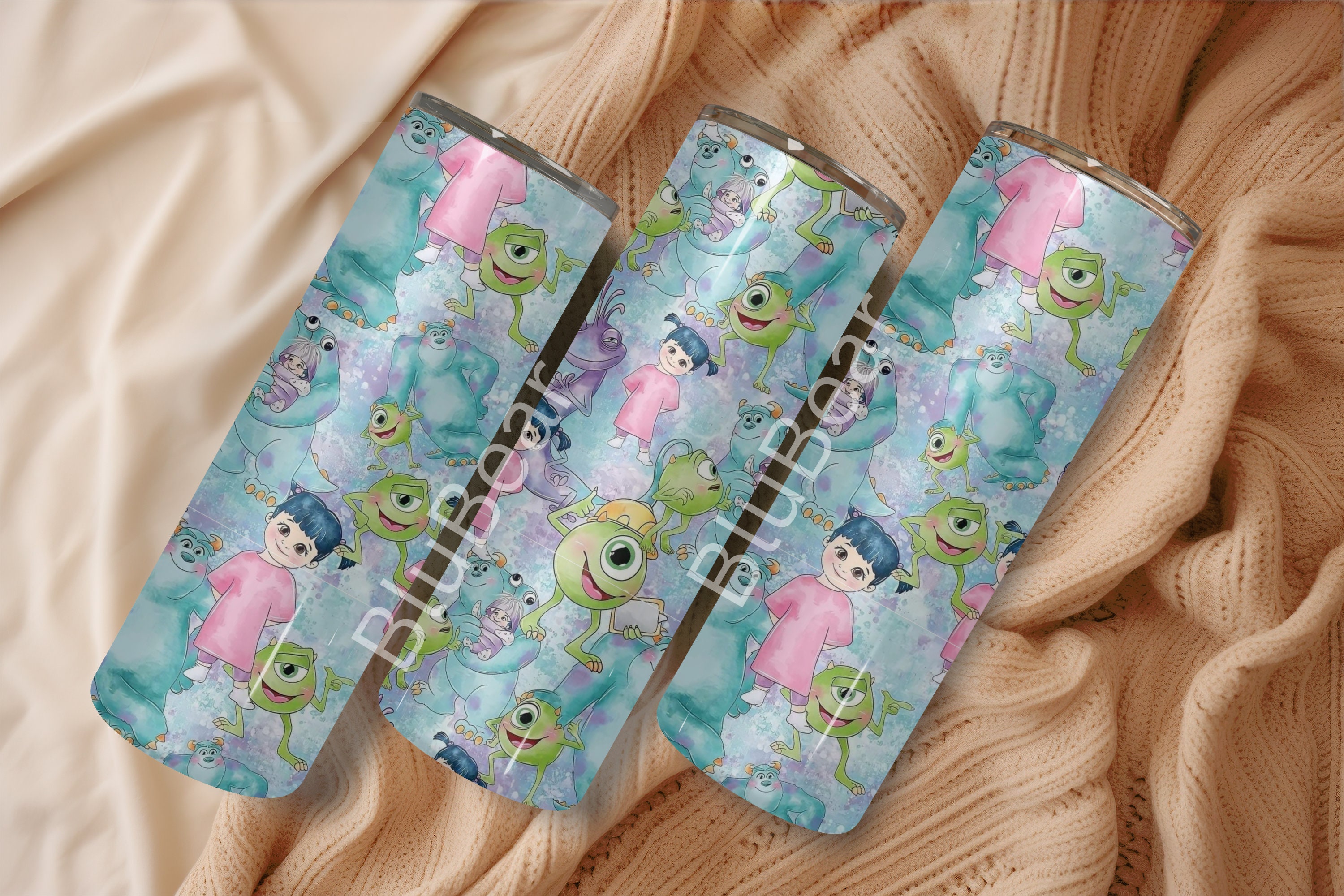 DIGITAL DOWNLOAD Monsters inc 20oz tumbler wrap