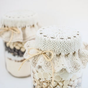 The Jar Topper Washcloth PDF PATTERN Regular & Wide Mouth Jars fast, knit, gift, image 2