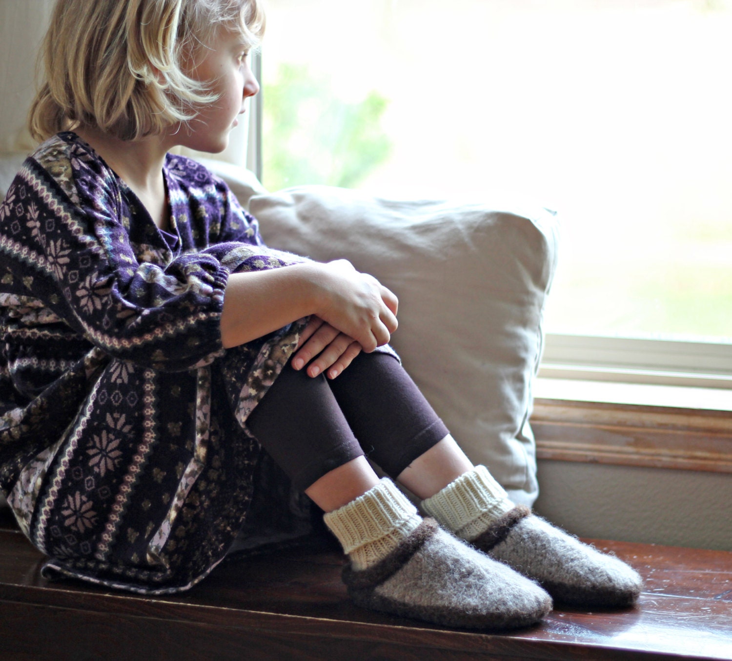Child Clog-n-soc PDF PATTERN - Xs (s, M, L, Xl) - Felt, Felted, Clog ...