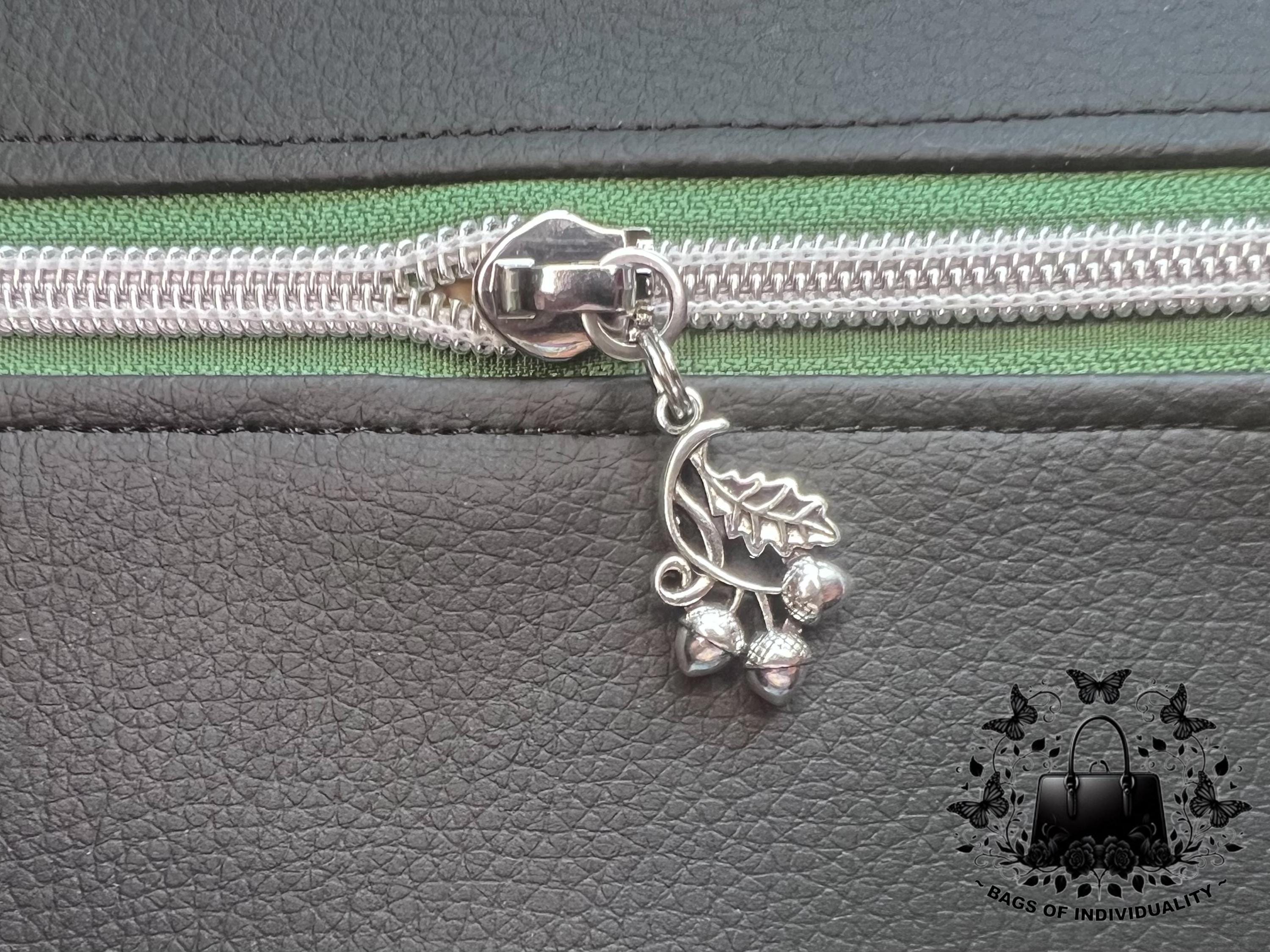 5pz Cursore Cerniera Ricambio, Zipper Pull Tiretti Della Cerniera Zipper Puller Prolunga In Metallo Testa Della Cerniera Per Abbigliamento Zaini - Foto 5