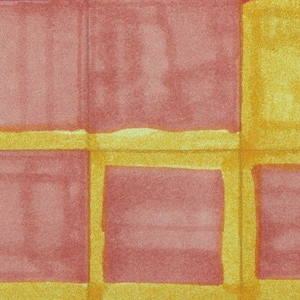 Tiny Art autorstwa Jaya Snellinga. Outsider Art Brut. Miniaturowy rysunek. ACEO. ATC. Orange... Mały oryginalny element sztuki.