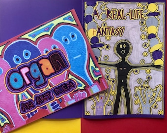 book bundle - graphic zine comic collection set giftbook. Gifts. Unusual Presents. Outsider Art