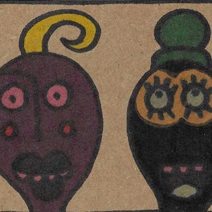 Arte en miniatura de Jay Snelling. Arte marginal en bruto. Minidibujo. ACEO. ATC. Tame... Pequeña obra de arte original.