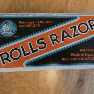 Vintage Rolls Razor, in original box