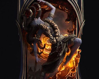 Tarot Arcana: Temperance from Nerikson available in 75mm and 140mm