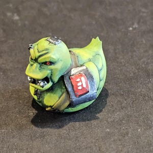 3d printed Astral Dork Rubber Duck - Space Orc Proxy 32mm or 75mm