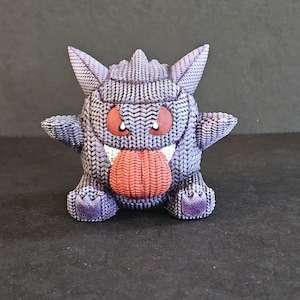 3D printed Knitted cute fighty pocket monsters(Group1)