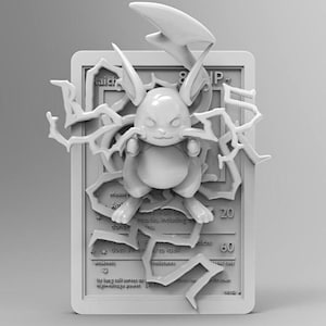 Cartes monstres de poche imprimées en 3D | aimant pour réfrigérateur | tenture murale conçue par ABC3D