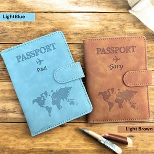 Echt leer paspoort, XMAS cadeau voor hem/haar, kerstreliëf, leercadeau, reiscadeau, paspoorthoes, monogram, vakantie