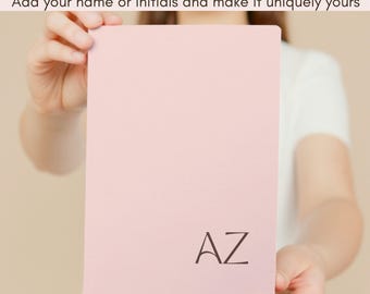 Personalized Self-Care Journal Custom Name Guided Wellness Exercises