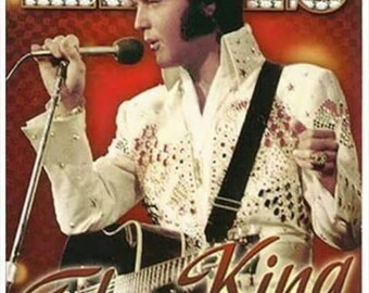 Pôster de Elvis Presley, 28 x 38 cm.