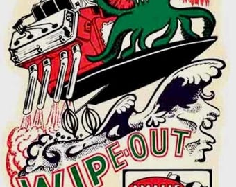 1- Amalie Rat Fink Hot rod Biker motorcycles Tools sticker