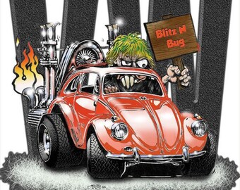 1- Naklejka na motocykle Rat Fink Hot rod Biker Tools