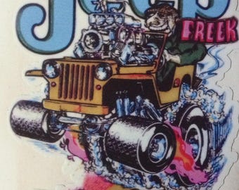 1- Jeep Off Road Rat Fink Hot rod Biker motorcycles Tools sticker