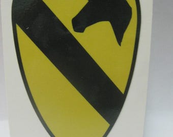 2- 1st  Cavalry Army Military Hot rod Biker motorcycles Tools sticker