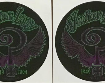 2- Indian Larry Rat Fink Hot rod Biker motorcycles Tools stickers