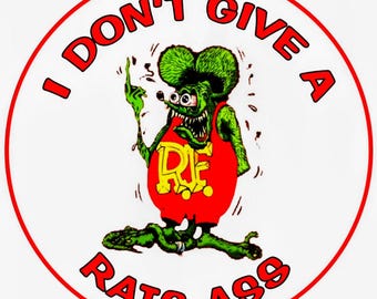2-Pack Rat rod hot rod rat fink biker motorcycle choppers tools guns stickers