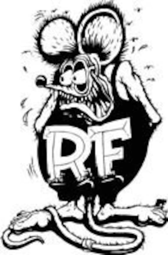 2-pack Hot Rod Rat Fink Motorcycles Chopper Vintage Tools Racing