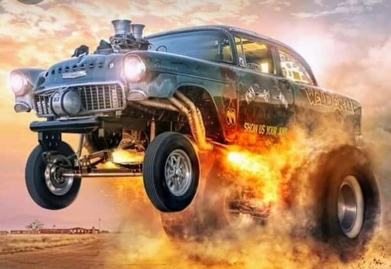 2-PACK TRUMP WEED POT HOT ROD RAT FINK MOTORCYCLES TOOLS GUNS