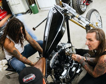1-Choppers inc. Pôster de Billy Lane e Indian Larry, 11 x 15 polegadas.