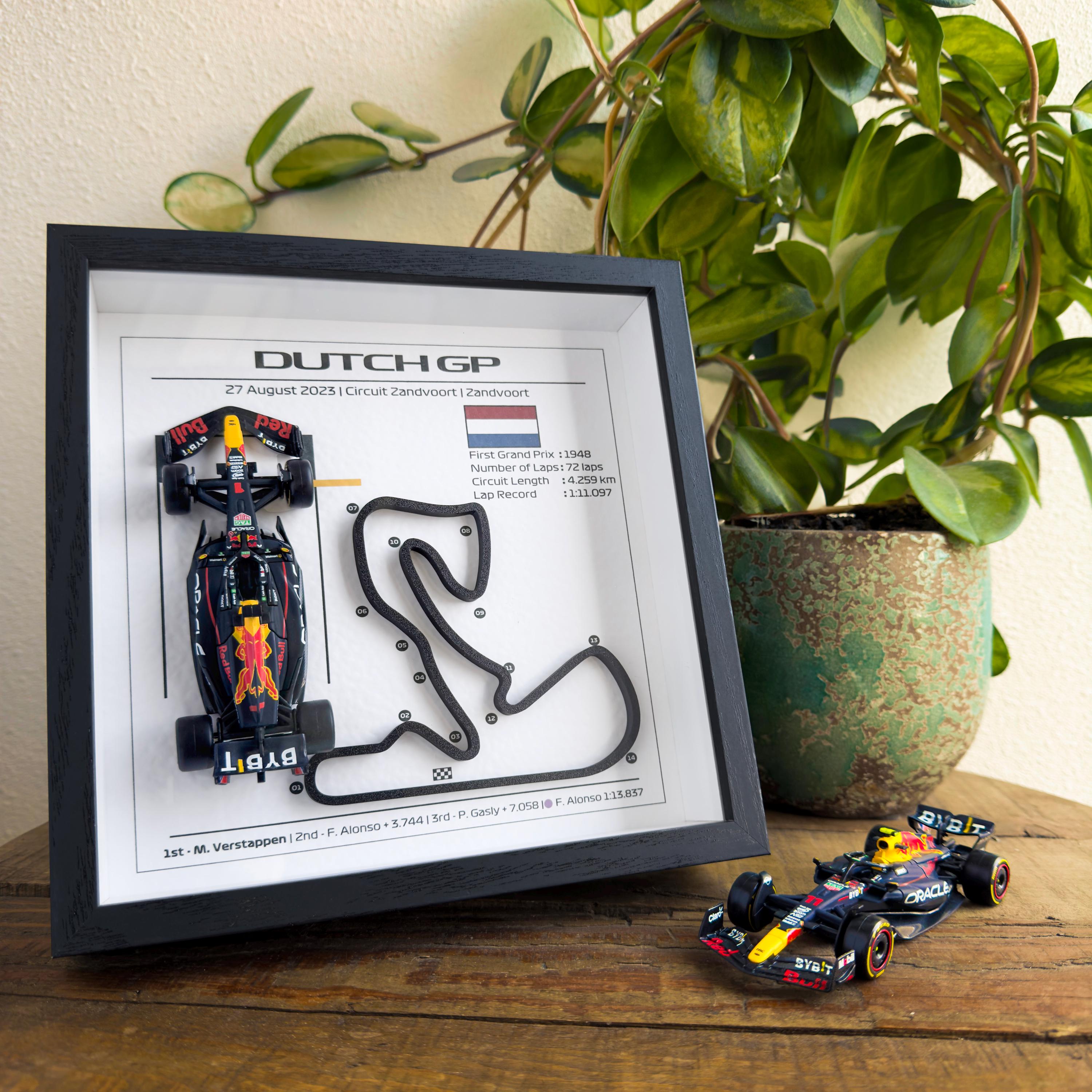 F1 Frame Dutch GP 2023 - 3D Circuit With Red Bull RB19 - Max