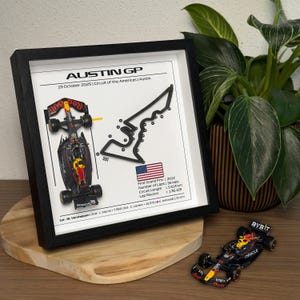 Circuito 3D del GP de Austin de Fórmula 1 2025 con el Red Bull RB21 y Max Verstappen