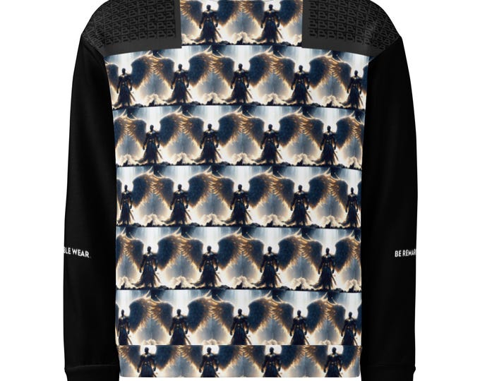 Unisex Angel Sweatshirt: Fleece Pullover Apparel