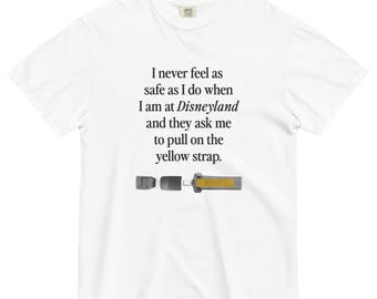 Camiseta de peso pesado DLR con tira amarilla